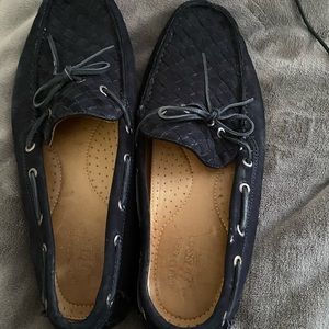 Bass loafers in navy blue